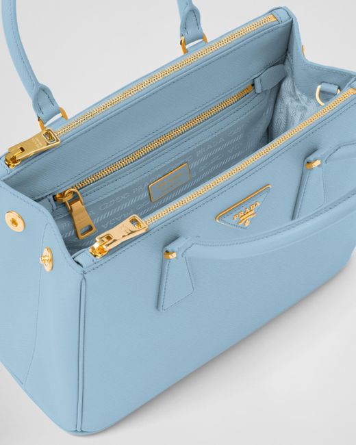 Prada Blue Medium Galleria Saffiano Leather Bag