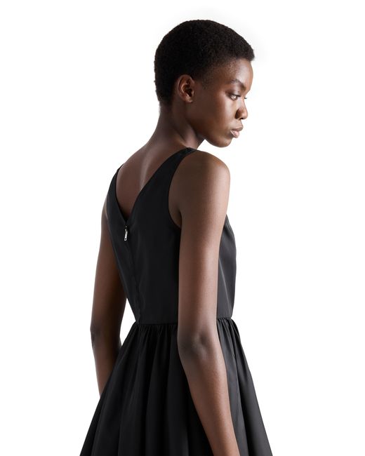 Prada Black Re-Nylon Mini-Dress