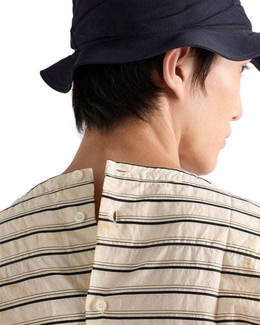 Prada White Cotton Shirt for men