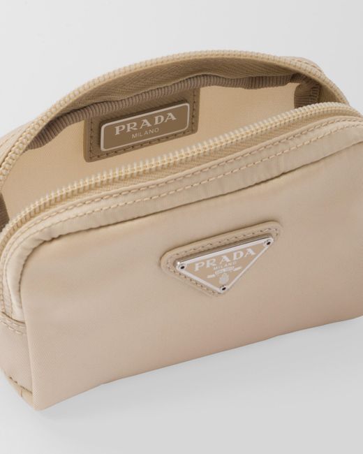 Prada White Necessaire Aus Re-nylon