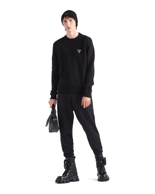 Pull En Cachemire, Homme, Taille Prada pour homme en coloris Black