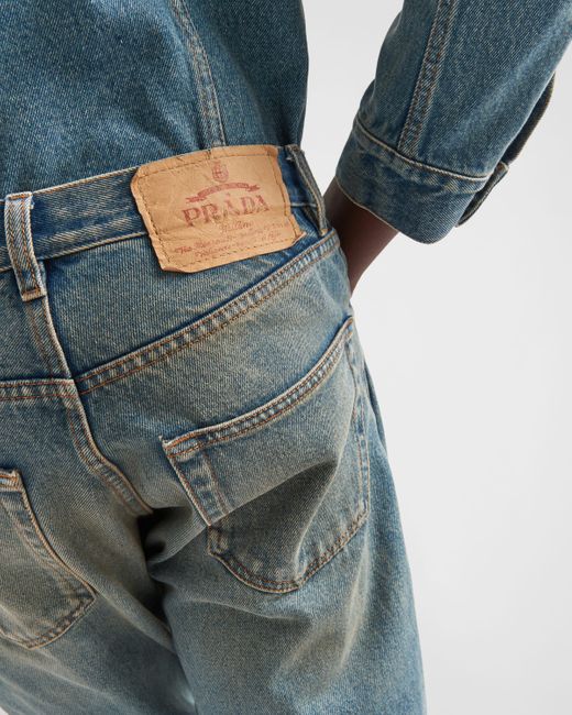 Prada Five-pocket-jeans Aus Denim in Blue für Herren