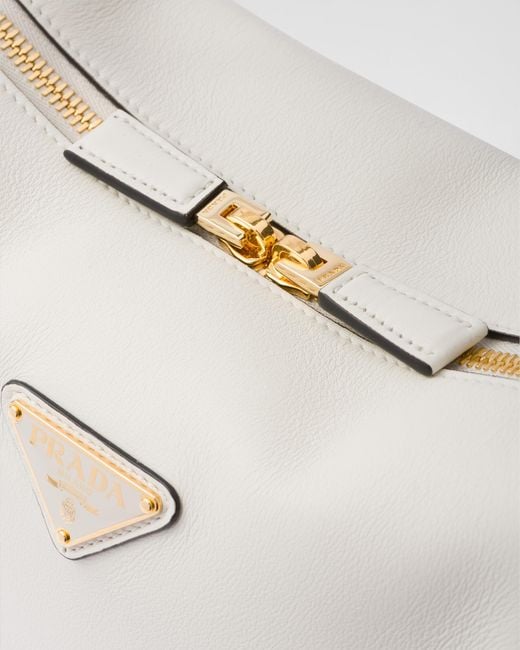Prada White Medium Leather Handbag