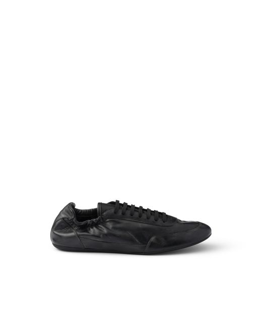 Prada Sneakers Collapse Aus Leder in Black für Herren