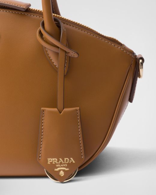 Prada White Small Leather Handbag