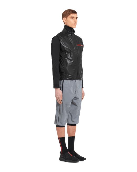 Prada Black Light Re-Nylon Vest for men