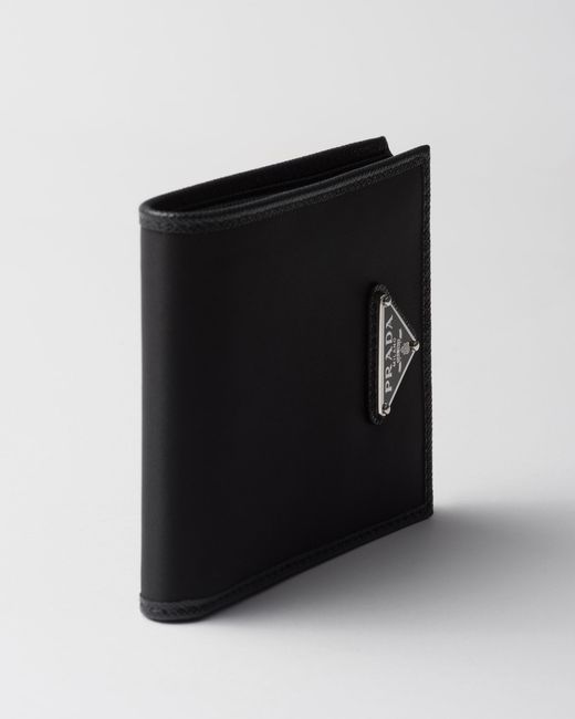 Prada Portemonnaie Mit Logo-Schild in Black für Herren
