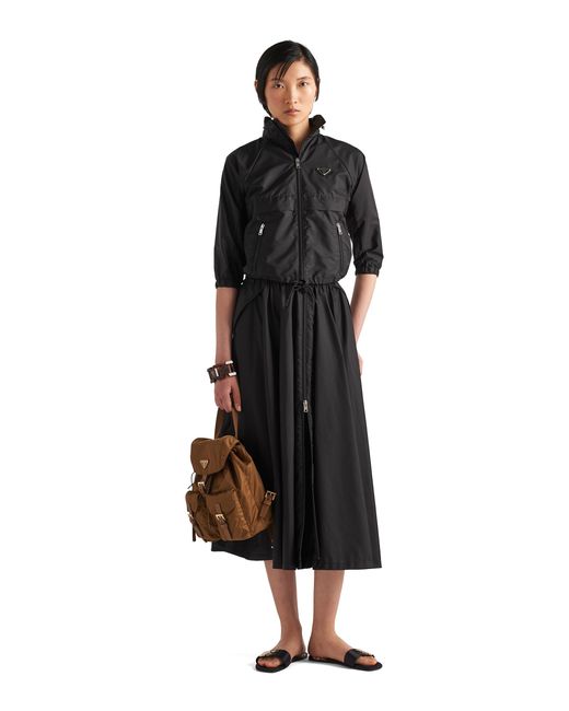 Prada Black Full Light Re-Nylon Skirt