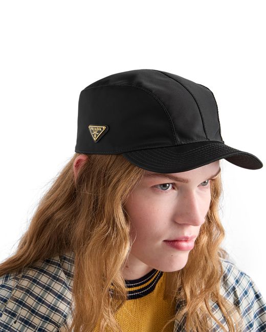 Prada Black Re-Nylon Baseball Cap