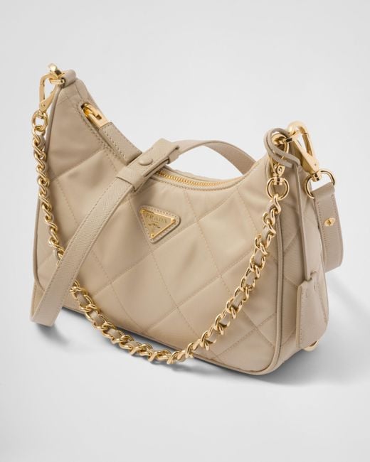 Prada Re edition 1995 Cha ne Re nylon Mini bag in White Lyst UK