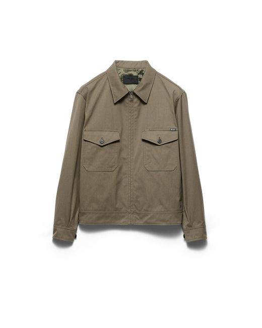 Prada Green Technical Fabric Jacket for men