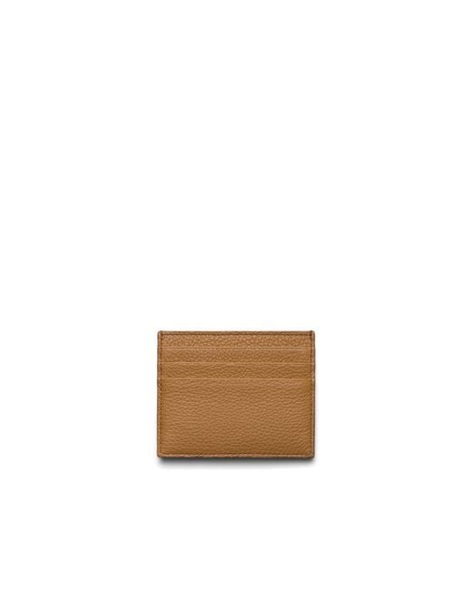 Prada White Leather Card Holder