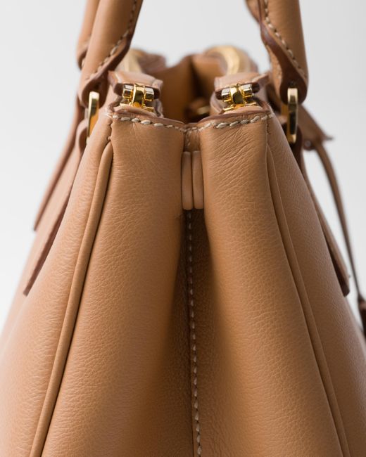 Prada Natural Large Galleria Leather Bag