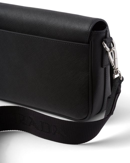 Prada Multicolor Saffiano Leather Shoulder Bag for men