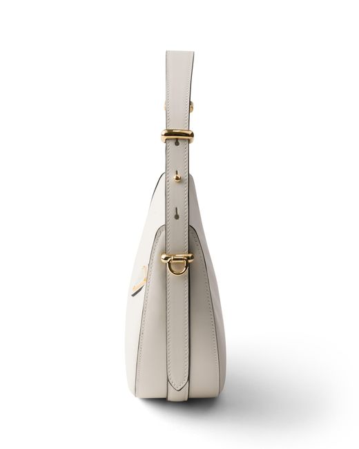 Borsa A Spalla Arqué Mini di Prada in Metallic
