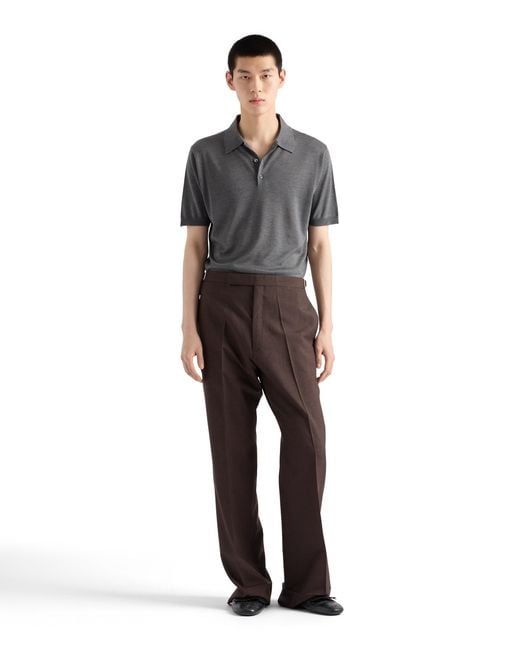 Polo di Prada in Gray da Uomo