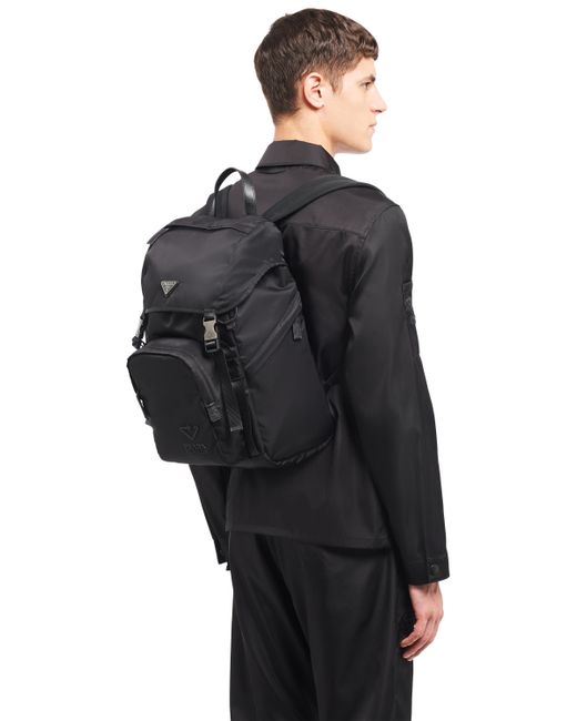 prada nylon backpack mens