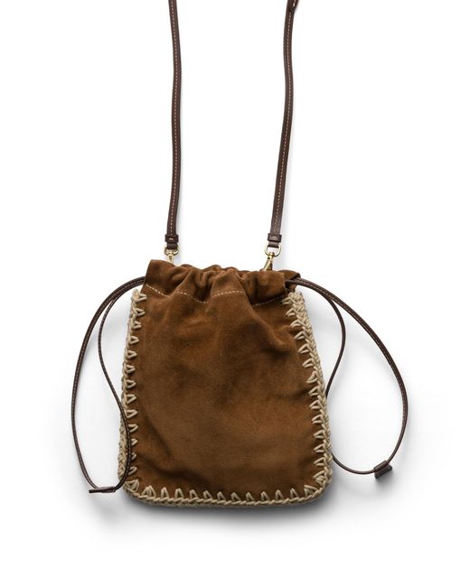 Prada Brown Suede Smartphone Case