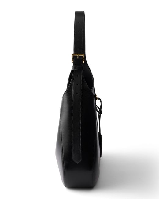 Prada Black Boogie Medium Leather Bag