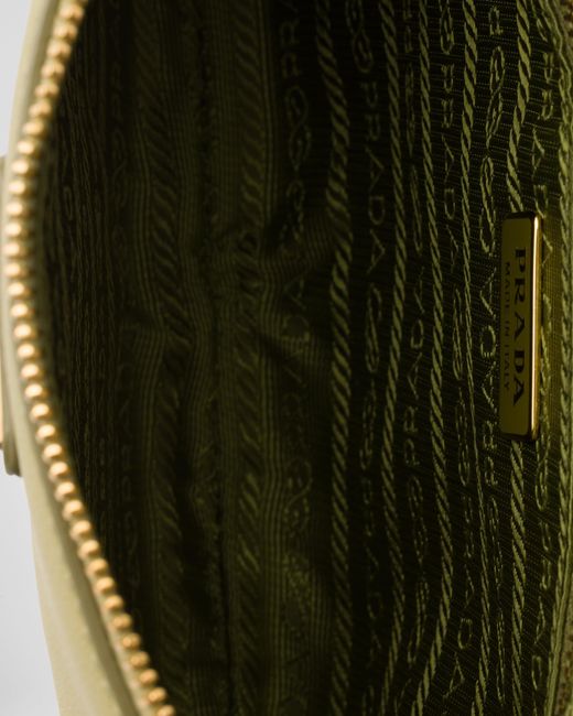 Pochette En Cuir Prada en coloris Green