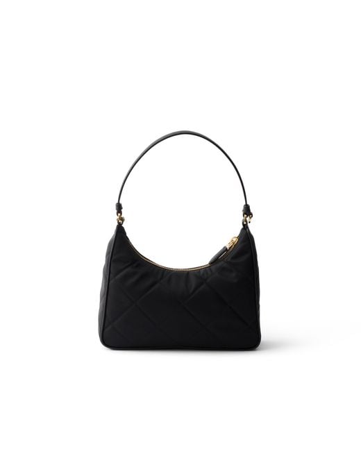 Prada Black Re-Edition 2005 Re-Nylon Quilted Mini-Bag