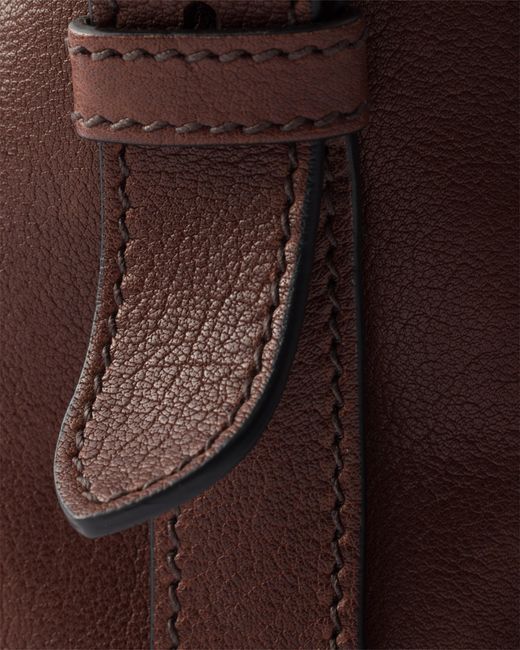 Prada Brown Large Leather Tote Bag