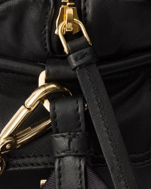 Prada Black Explore Small Nappa Leather Bag