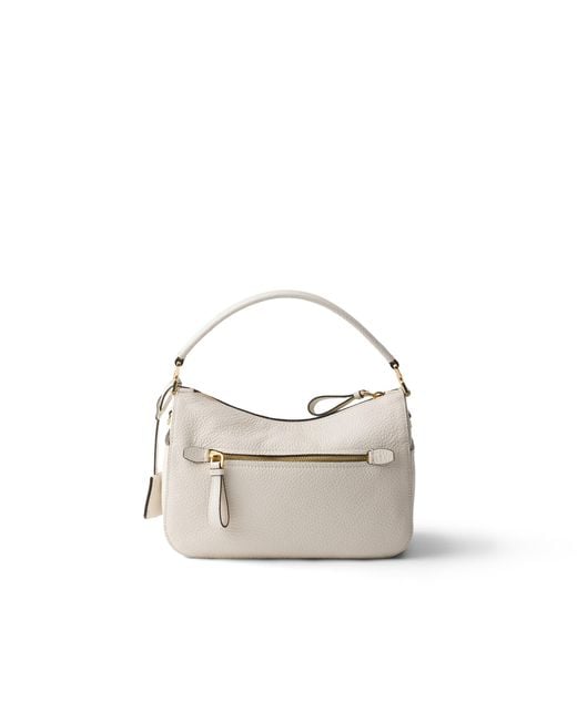 Prada White Small Leather Bag