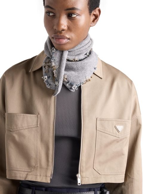 Prada Natural Chino Blouson Jacket