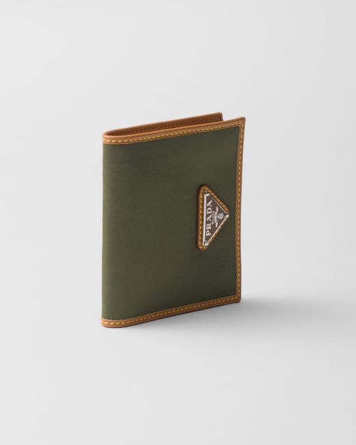 Prada Green Re-Nylon Wallet for men