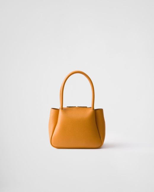 Mini Borsa A Mano di Prada in Metallic