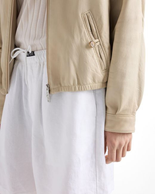 Prada Natural Nappa Leather Jacket for men