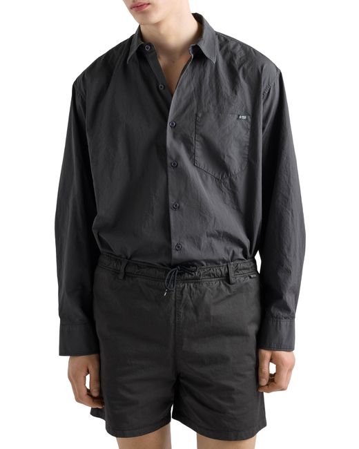Prada Gray Cotton Shirt for men