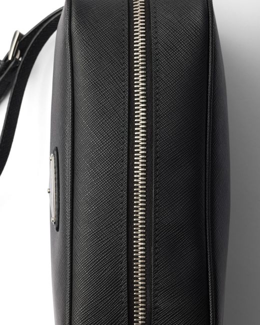 Prada Black Saffiano Pouch for men