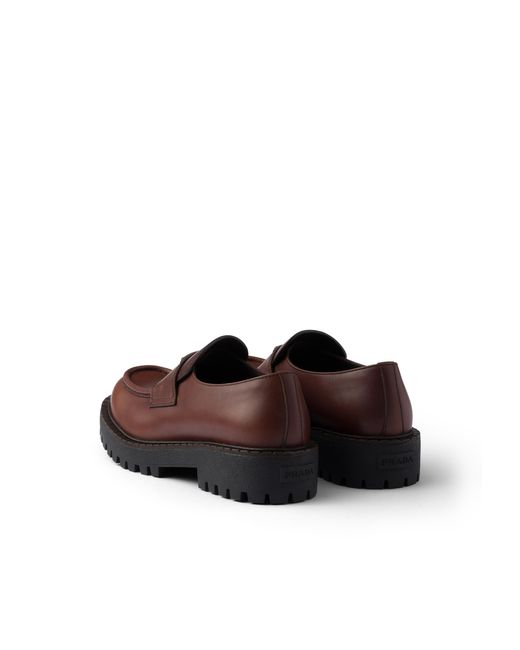 Mocassini di Prada in Brown da Uomo