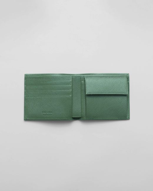 Prada Portemonnaie in Green für Herren