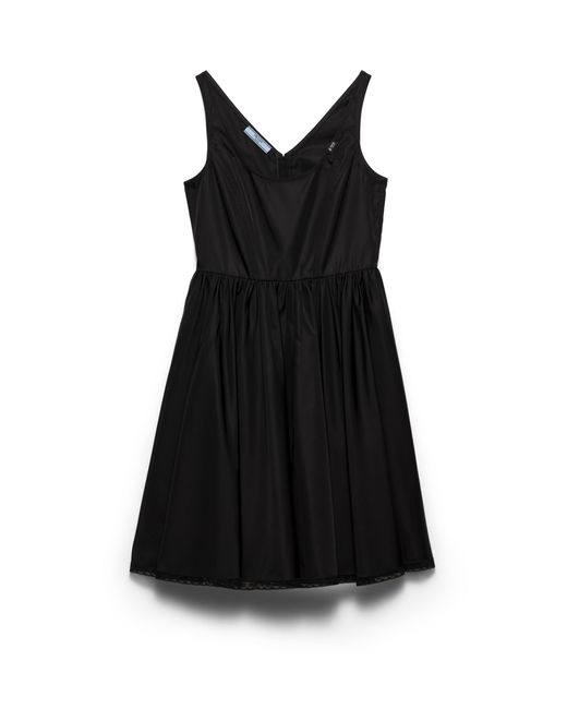Prada Black Re-Nylon Mini-Dress