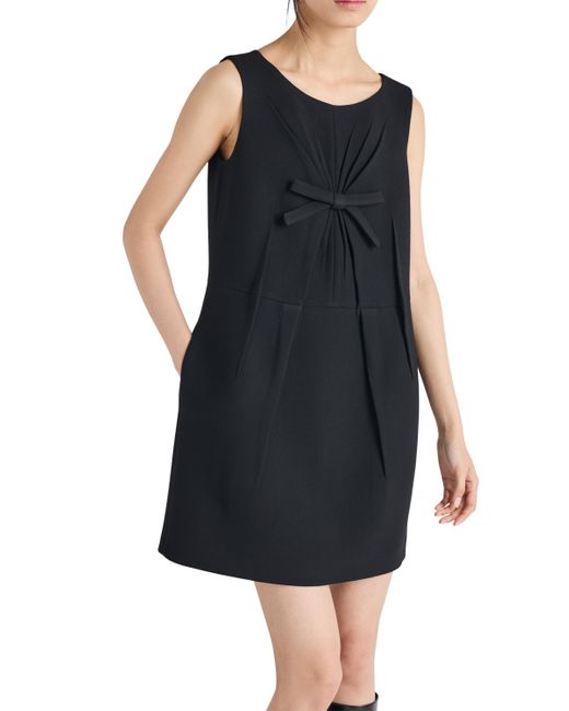 Prada Black Natté Fabric Mini-Dress