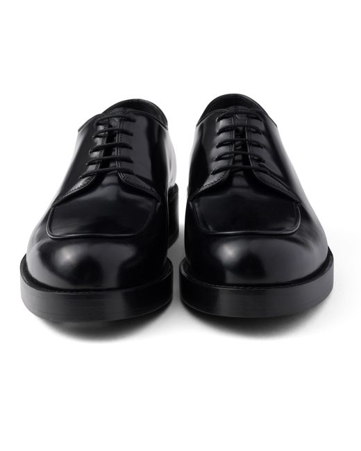 Scarpe Stringate di Prada in Black da Uomo