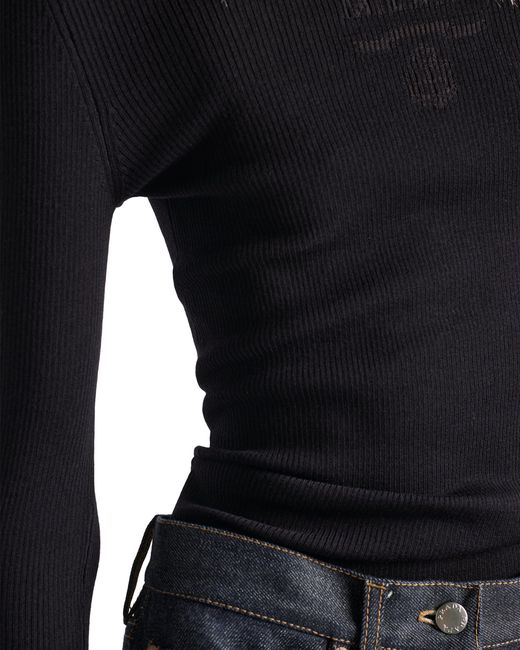 Prada Blue Superfine Wool Crew-Neck Sweater