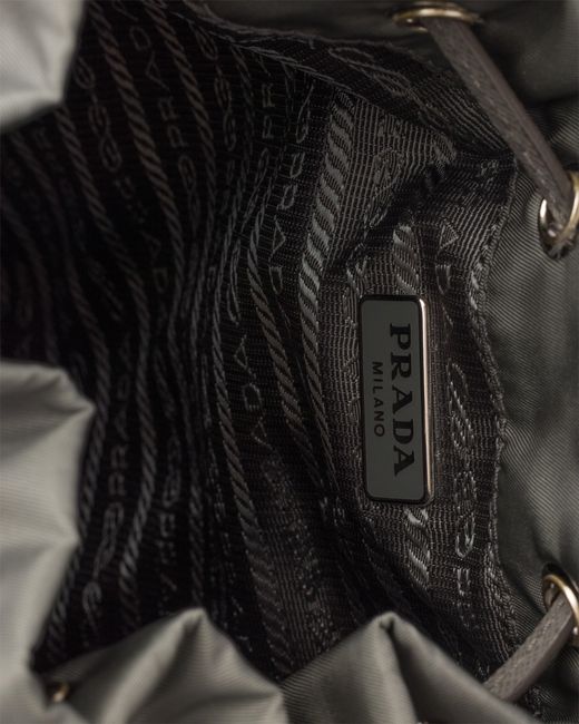 Prada Black Duet Re-Nylon Bucket Bag