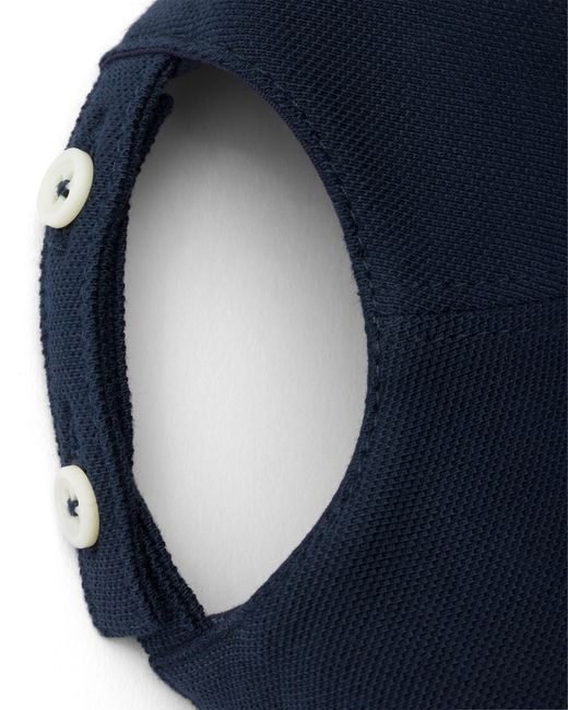 Prada Blue Old Piqué Baseball Cap for men