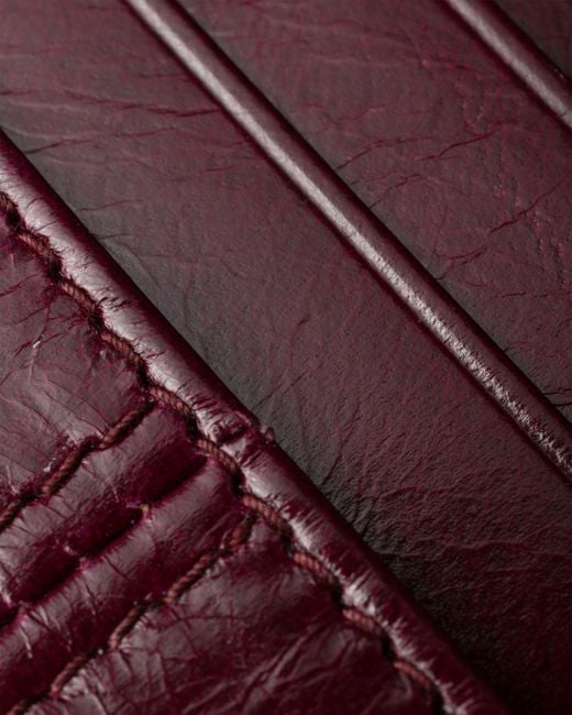 Prada Purple Leather Card Holder