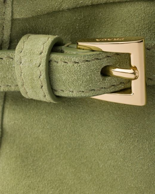 Prada Green Bonnie Suede Mini Handbag