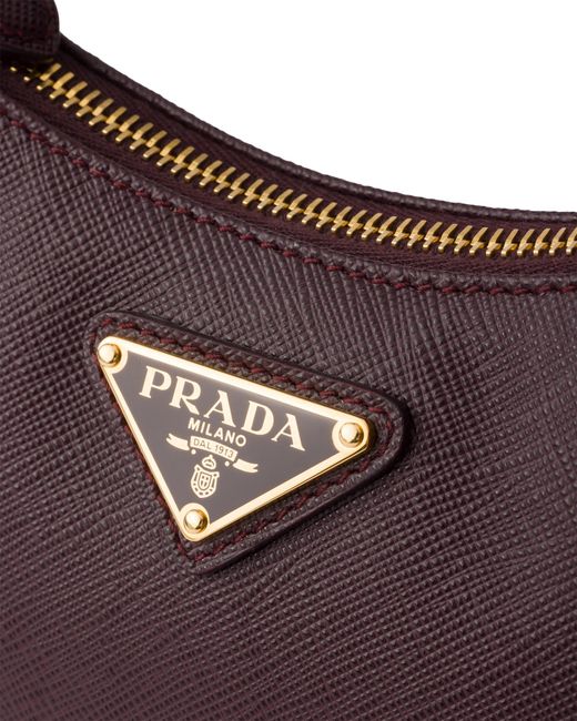 Prada White Re-Edition 2005 Saffiano Leather Mini-Bag