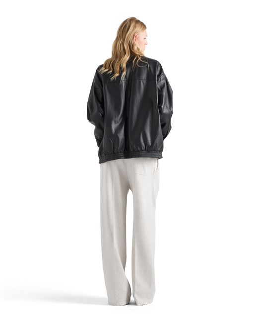 Prada White Cotton Fleece Pants, Marble