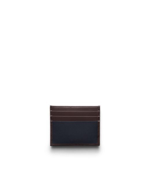 Prada White Speedrock Re-Nylon And Leather Card Holder for men