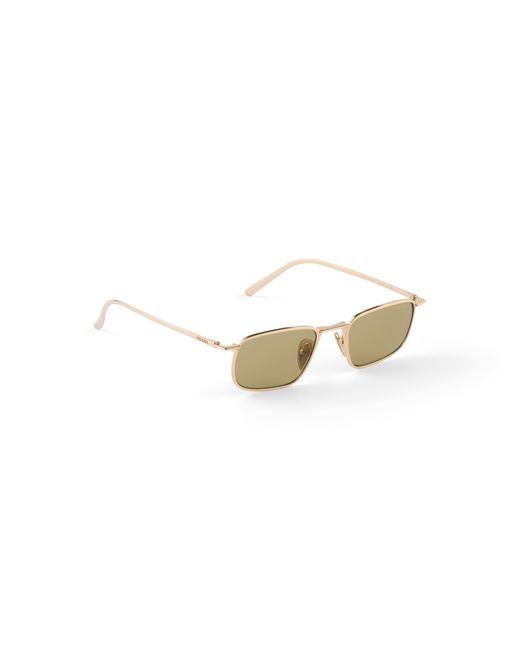 Prada Natural Sunglasses With Logo for men