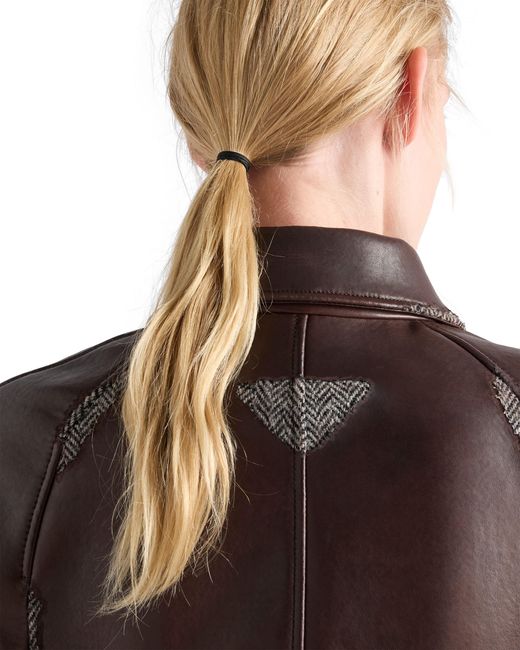 Cappotto di Prada in Brown