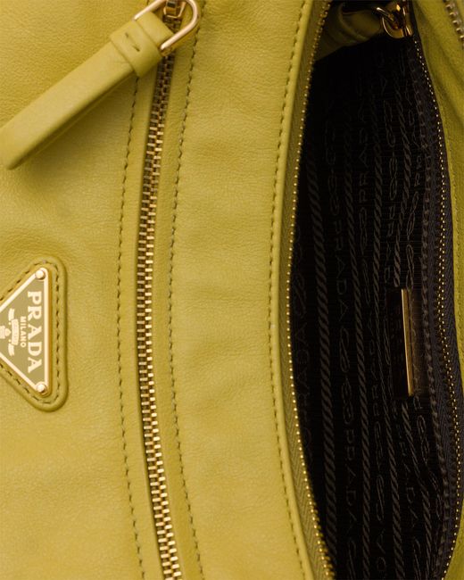Borsa Desiree Small di Prada in Metallic